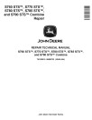 John Deere S760 STS, S770 STS, S780 STS, S785 STS and S790 STS Combines Repair Manual (TM153519)