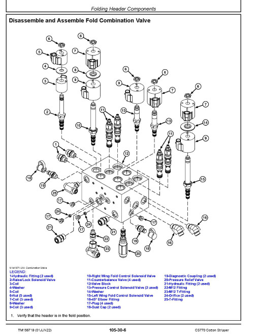John Deere CS770 Cotton Strippers Repair Manual (TM156719) John Deere CS770 Cotton Strippers Repair Manual (TM156719)