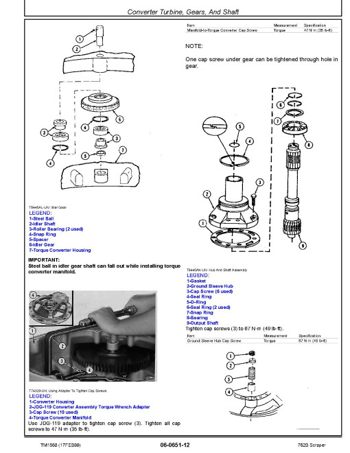 John Deere 762B (SN. from 791764) Scrapers Repair Manual (TM1568) John Deere 762B (SN. from 791764) Scrapers Repair Manual (TM1568)