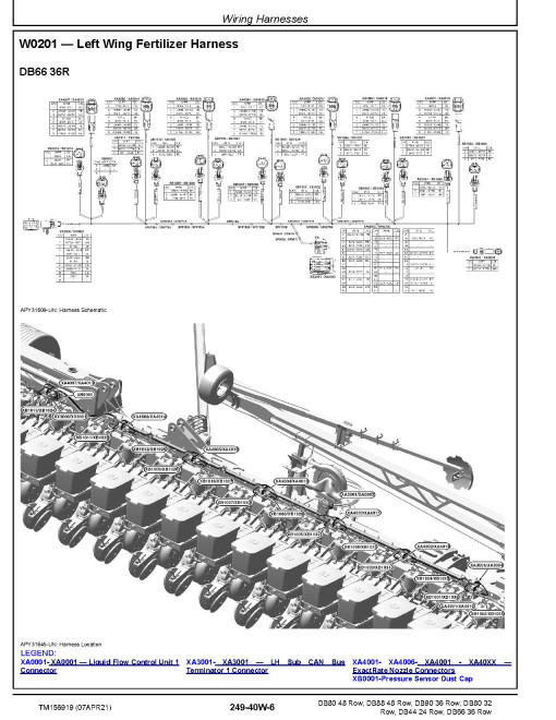 John Deere DB44, DB66, DB80, DB88 and DB90 Planters with Electric Drive Diagnostic Manual (TM156919)