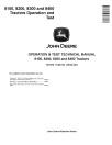 John Deere 8100, 8200, 8300 and 8400 Tractors Operation and Test Manual (TM1576)