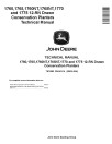 John Deere 1760, 1760NT, 1765, 1765NT, 1770 and 1775 12-RN Drawn Conservation Planters Technical Manual (TM1583)