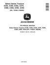 John Deere X330, X350, X354, X370, X380, X384, X390 and X394 Select Series Tractors Technical Manual (TM158319)