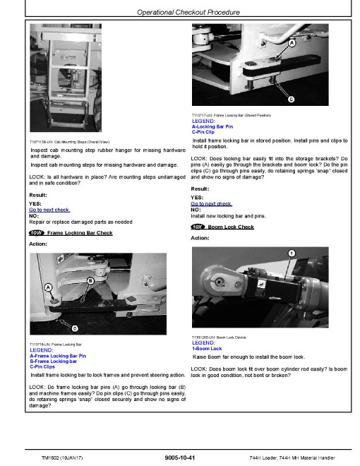 John Deere 744H 4WD Loaders and 744H MH Material Handlers Operation and Test Manual (TM1602) John Deere 744H 4WD Loaders and 744H MH Material Handlers Operation and Test Manual (TM1602)