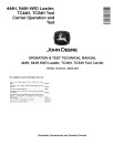 John Deere 444H, 544H 4WD Loaders, TC44H and TC54H Tool Cariers Operation and Test Manual (TM1604)