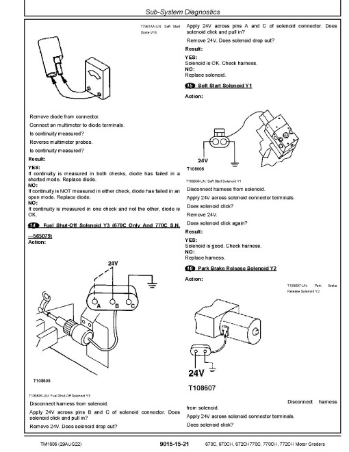 John Deere 670C, 670CH, 672CH, 770C, 770CH and 772CH Motor Graders Operation and Test Manual (TM1606) John Deere 670C, 670CH, 672CH, 770C, 770CH and 772CH Motor Graders Operation and Test Manual (TM1606)