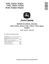 John Deere 670C, 670CH, 672CH, 770C, 770CH and 772CH Motor Graders Repair Manual (TM1607)