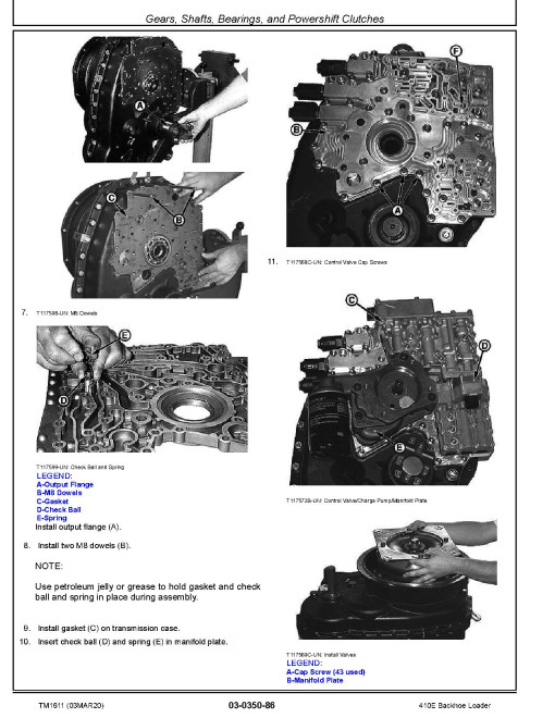 John Deere 410E Backhoe Loaders Repair Manual (TM1611) John Deere 410E Backhoe Loaders Repair Manual (TM1611)