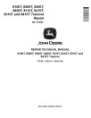 John Deere 8100T, 8110T, 8200T, 8210T, 8300T, 8310T, 8400T and 8410T Tracked Tractors (SN. from 010001) Repair Manual (TM1621)