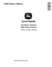 John Deere R500 Rotary Platforms Technical Manual (TM162119)