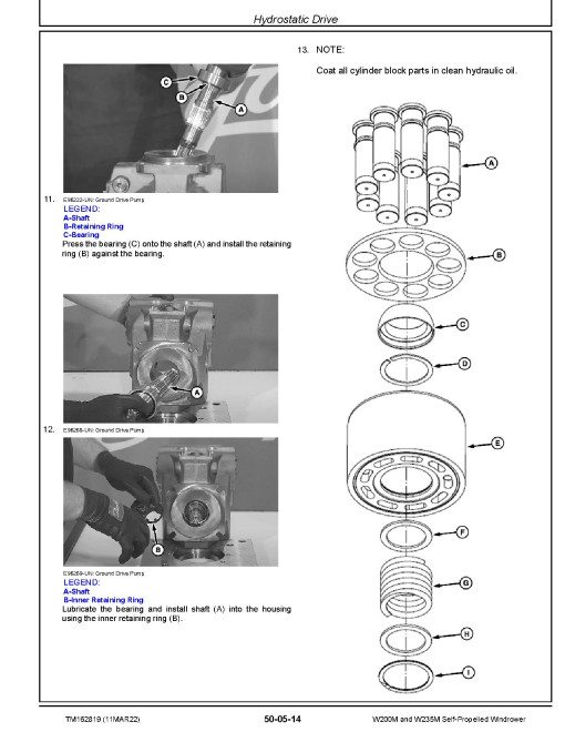 John Deere W200M and W235M Self-Propelled Windrowers Repair Manual (TM162819) John Deere W200M and W235M Self-Propelled Windrowers Repair Manual (TM162819)