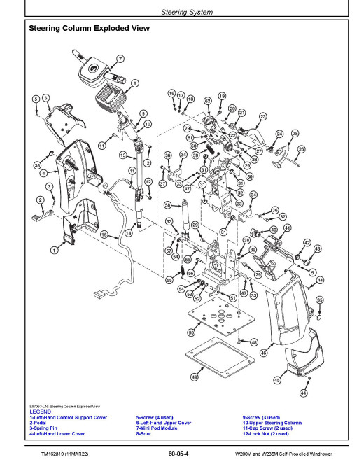 John Deere W200M and W235M Self-Propelled Windrowers Repair Manual (TM162819) John Deere W200M and W235M Self-Propelled Windrowers Repair Manual (TM162819)
