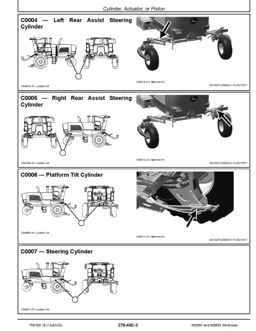 John Deere W235R and W260R Self-Propelled Windrowers Diagnostic Manual (TM163119) John Deere W235R and W260R Self-Propelled Windrowers Diagnostic Manual (TM163119)