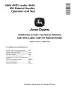 John Deere 644H 4WD Loaders and 644H MH Material Handlers Operation and Test Manual (TM1637)