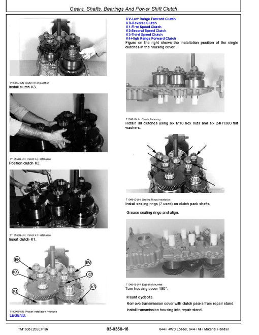 John Deere 644H 4WD Loaders and 644H MH Material Handlers Repair Manual (TM1638) John Deere 644H 4WD Loaders and 644H MH Material Handlers Repair Manual (TM1638)