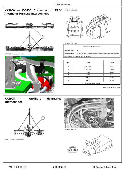 John Deere DB44, DB66, DB80, DB88 and DB90 Planters with Electric Drive Diagnostic Manual (TM164019) John Deere DB44, DB66, DB80, DB88 and DB90 Planters with Electric Drive Diagnostic Manual (TM164019)