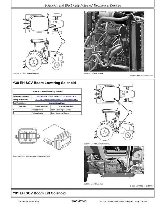 John Deere 3033R, 3039R and 3046R Tractors Technical Manual (TM164719) John Deere 3033R, 3039R and 3046R Tractors Technical Manual (TM164719)