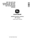 John Deere 9RT470, 9RT520 and 9RT570 Tracked Tractors (+SCRAPER) Repair Manual (TM165119)