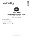 John Deere 7210, 7410 and 7510 Tractors Operation and Test Manual (TM1654)