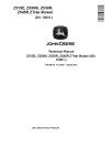 John Deere Z515E, Z530M, Z530R and Z545R ZTrak Zero-Turn Mowers Technical Manual (TM166719)