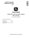 John Deere 450LC Crawler Excavators (Metric) Operation and Test Manual (TM1671)