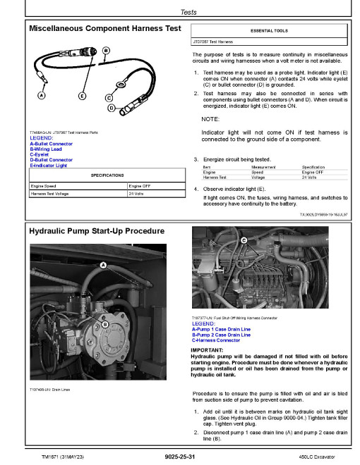 John Deere 450LC Crawler Excavators (Metric) Operation and Test Manual (TM1671) John Deere 450LC Crawler Excavators (Metric) Operation and Test Manual (TM1671)