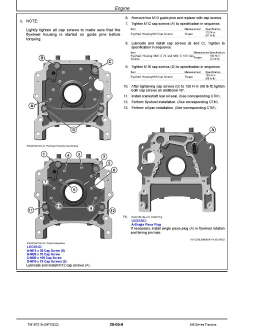 John Deere 5090M, 5100M, 5115M and 5125M Tractors Repair Manual (TM167219) John Deere 5090M, 5100M, 5115M and 5125M Tractors Repair Manual (TM167219)