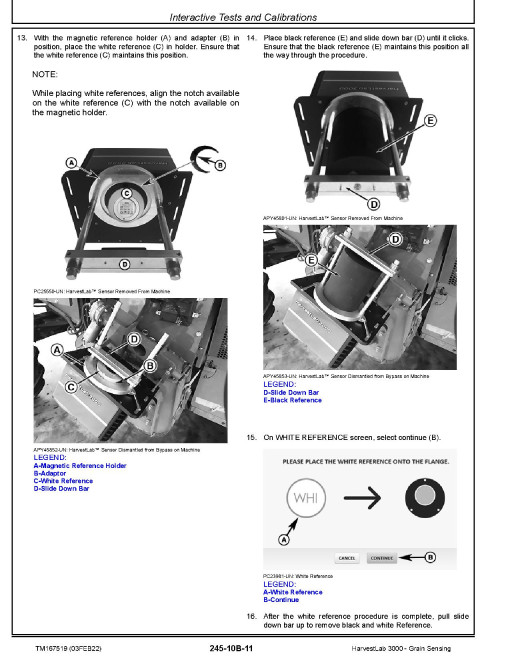 John Deere HarvestLab 3000 Grain Sensing System Technical Manual (TM167519) John Deere HarvestLab 3000 Grain Sensing System Technical Manual (TM167519)