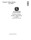 John Deere TE Gator Utility Vehicles Technical Manual (TM168019)