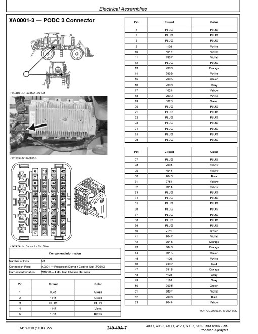 John Deere 400R, 408R, 410R, 412R, 600R, 612R and 616R Self-Propelled Sprayers (North America) Diagnostic Manual (TM169519) John Deere 400R, 408R, 410R, 412R, 600R, 612R and 616R Self-Propelled Sprayers (North America) Diagnostic Manual (TM169519)