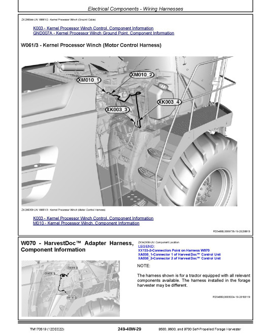 John Deere 9500, 9600 and 9700 Self-Propelled Forage Harvesters Diagnostic Manual (TM170519) John Deere 9500, 9600 and 9700 Self-Propelled Forage Harvesters Diagnostic Manual (TM170519)