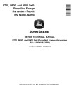 John Deere 9700, 9800 and 9900 Self-Propelled Forage Harvesters (SN: 622000-622999) Repair Manual (TM170719)