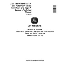 AutoTrac RowSense and AutoTrac Vision for and Hagie Sprayers MY22+ Technical Manual (TM172119)
