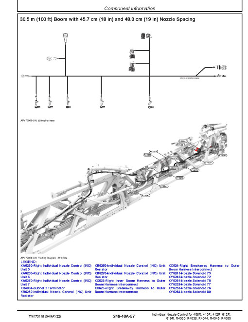 John Deere Individual Nozzle Control Systems Diagnostic Manual (TM173119)