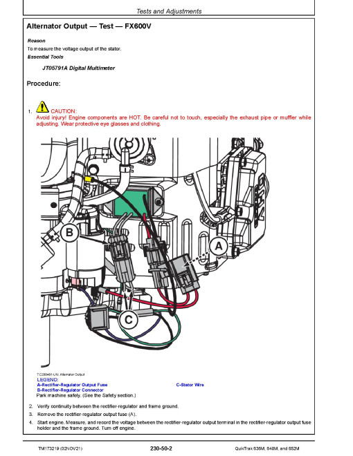John Deere 636M QuikTrak, 648M QuikTrak and 652M QuikTrak Stand-On Mowers Technical Manual (TM173219) John Deere 636M QuikTrak, 648M QuikTrak and 652M QuikTrak Stand-On Mowers Technical Manual (TM173219)