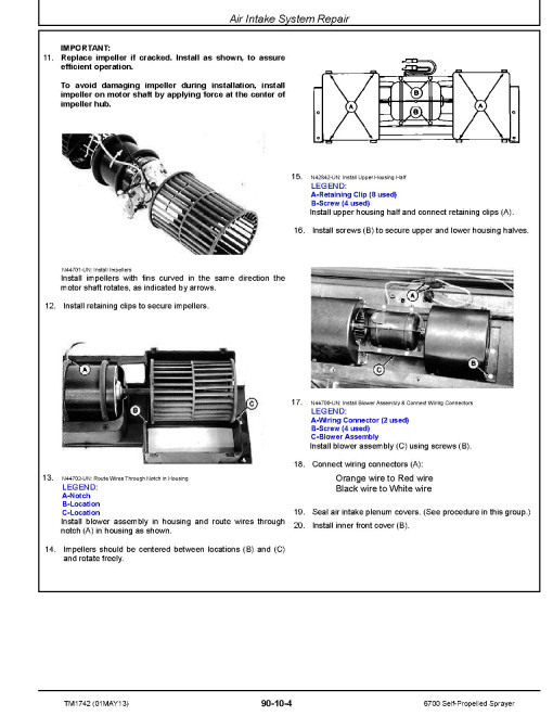 John Deere 6700 Self-Propelled Sprayers Repair Manual (TM1742) John Deere 6700 Self-Propelled Sprayers Repair Manual (TM1742)