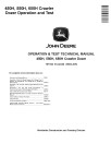John Deere 450H, 550H and 650H Crawler Dozers Operation and Test Manual (TM1743)