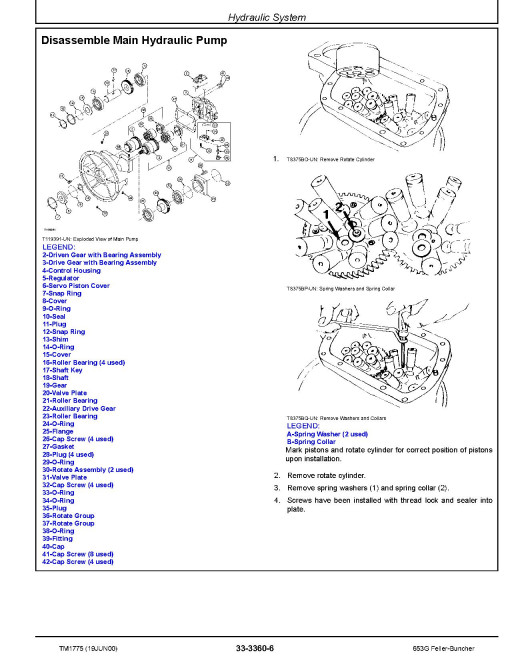 John Deere 653G (SN: -880059) Tracked Feller Bunchers Repair Manual (TM1775) John Deere 653G (SN: -880059) Tracked Feller Bunchers Repair Manual (TM1775)