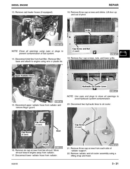 John Deere 260 and 270 Skid Steer Loaders Technical Manual (tm1780)