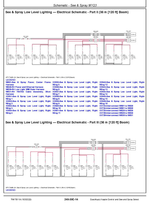 John Deere ExactApply Nozzle Control & See & Spray Select Systems (North America) Technical Manual (TM178119)