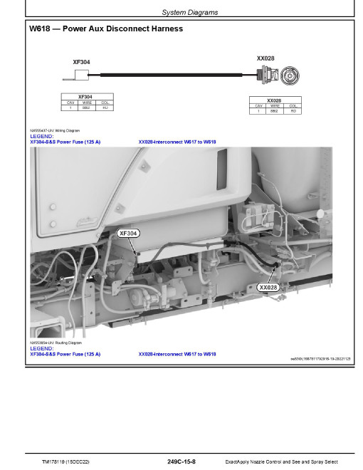 John Deere ExactApply Nozzle Control & See & Spray Select Systems (North America) Technical Manual (TM178119)