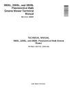 John Deere PrecisionCut 180SL, 220SL and 260SL Walk Greens Mowers (SN. from 130001) Technical Manual (TM178219)