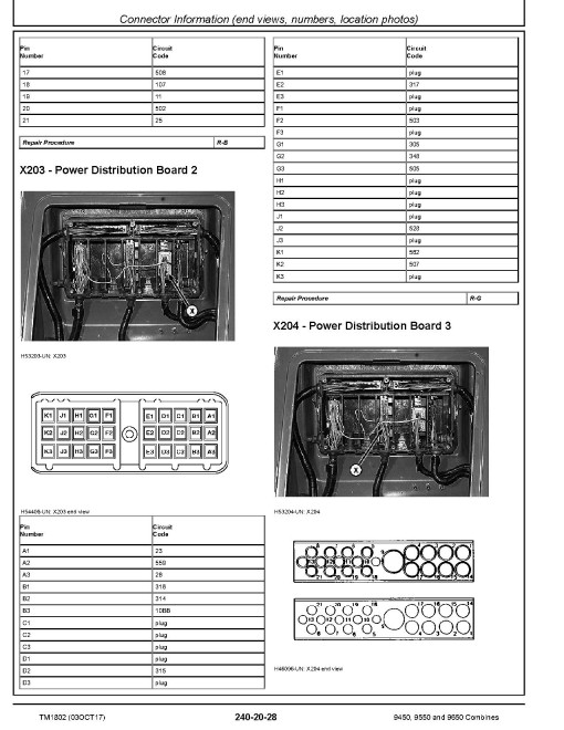 John Deere 9450 (SN. from 695100), 9550 (SN. from 695200) and 9650 (SN. from 695300) Combines Diagnostic Manual (TM1802) John Deere 9450 (SN. from 695100), 9550 (SN. from 695200) and 9650 (SN. from 695300) Combines Diagnostic Manual (TM1802)