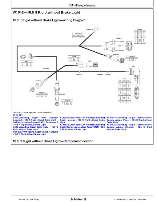 John Deere S7 600 and S7 700 STS (MY2025-2026) Combines Diagnostic Manual (TM180719)
