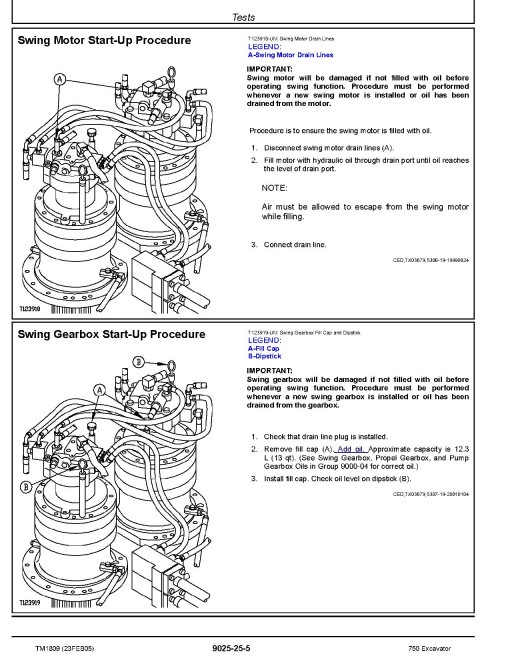 John Deere 750 Crawler Excavators (Metric) Operation and Test Manual (TM1809) John Deere 750 Crawler Excavators (Metric) Operation and Test Manual (TM1809)