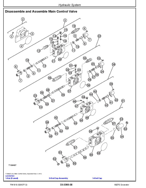 John Deere 50ZTS Compact Excavators (Metric) Repair Manual (TM1818) John Deere 50ZTS Compact Excavators (Metric) Repair Manual (TM1818)