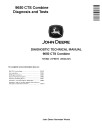 John Deere 9650 CTS Combines Diagnostic Manual (TM1822)