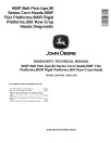 John Deere 914P Belt Pickups, 492,493,494,592,594, 692,693,693SH,694, 892,893,894, 1092,1290,1291,1293 Corn Heads, 653A, 853A Row-Crop Heads, 915F, 918F, 918R, 920F, 920R, 922F, 922R, 925F, 925R, 930F and 930R Cutting Platforms Diagnostic Manual (TM1826)