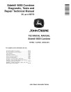 John Deere SideHill 9550 (SN. up to 695700) Combines Technical Manual (TM1832)
