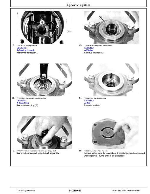 John Deere 643H and 843H Wheeled Feller Bunchers Repair Manual (TM1845) John Deere 643H and 843H Wheeled Feller Bunchers Repair Manual (TM1845)